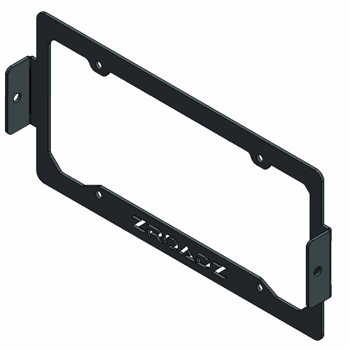 ZROADZ Z310005 License Plate Frame LED Bracket; Incl. [2] 3 in. LED Pod Lights; - Truck Part Superstore
