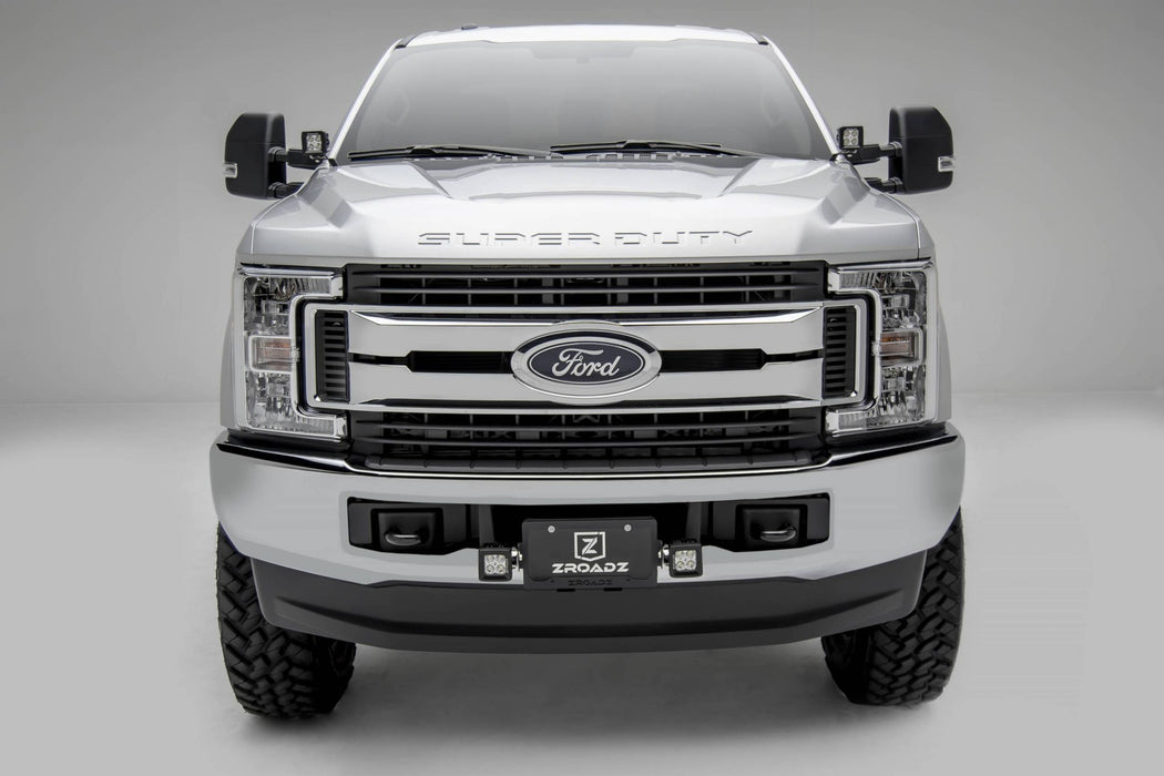 ZROADZ Z310005-KIT License Plate Frame LED Kit; Incl. [2] 3 in. LED Pod Lights; - Truck Part Superstore