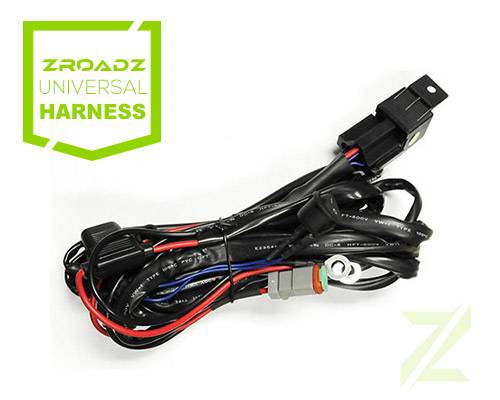 T-Rex Z390020S-A Wiring Harness - For Single LED Light Bars with 200 Watt or below rating - Truck Part Superstore