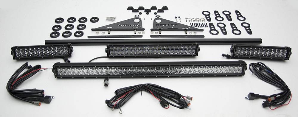 ZROADZ Z350050-KIT-C LED Straight Double Row Light Bar LED Kit - Truck Part Superstore