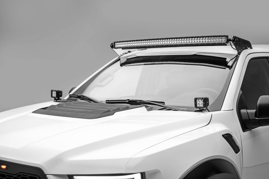 ZROADZ Z365701-KIT2 Hood Hinge LED Kit; Incl. [2] 3 in. LED Pod Lights And Universal Wiring Harness; - Truck Part Superstore