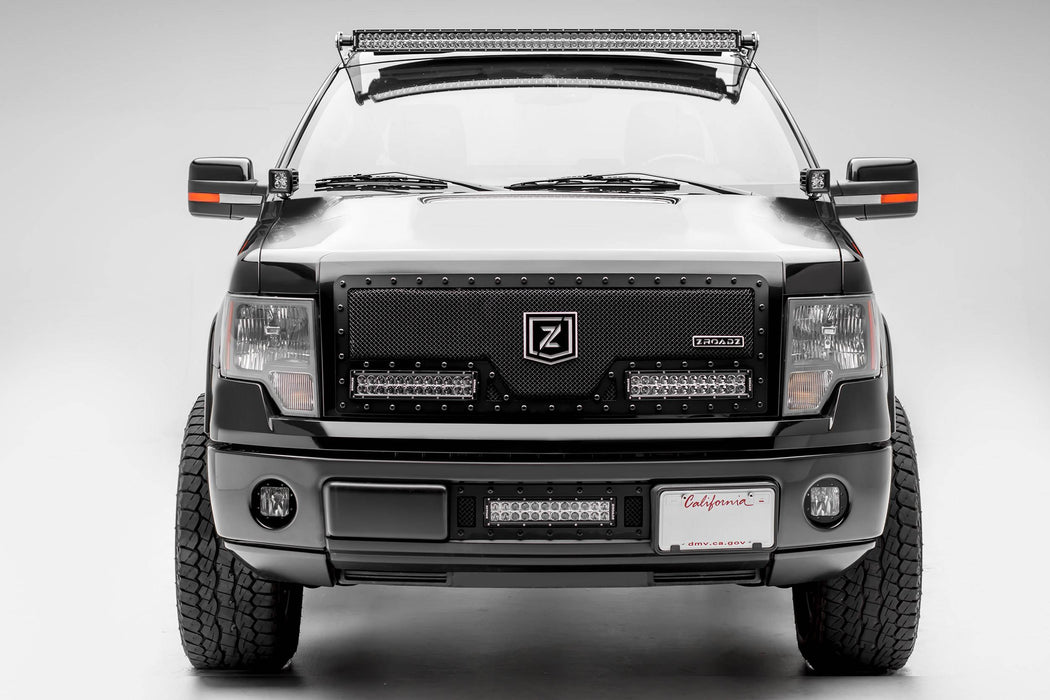 ZROADZ Z335721 Front Roof LED Light Bar Bracket; Mounts [1] 50 in. Curved LED Light Bar; - Truck Part Superstore