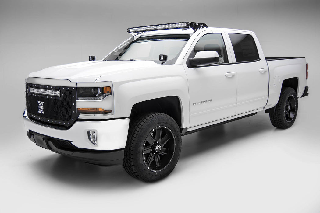 ZROADZ Z332081 Front Roof LED Light Bar Bracket; Mounts [1] 50 in. Curved LED Light Bar; - Truck Part Superstore