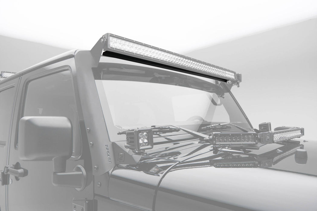 ZROADZ Z330052S Noise Cancelling Universal Wind Diffuser; For [1] 52 in. Straight LED Light Bar; - Truck Part Superstore