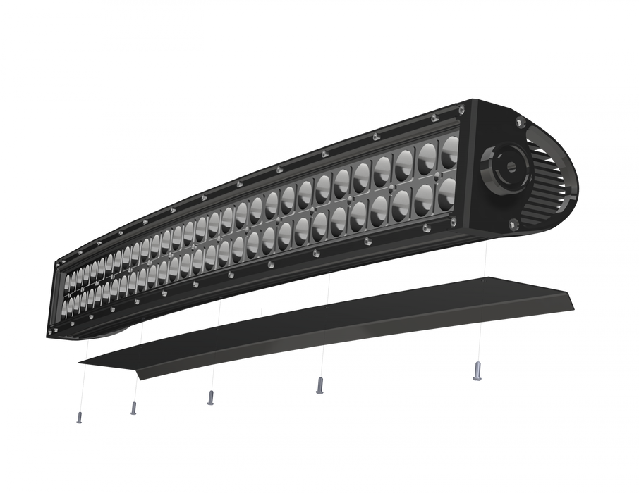 ZROADZ Z330050C Noise Cancelling Universal Wind Diffuser; For [1] 50 in. Curved LED Light Bar; - Truck Part Superstore