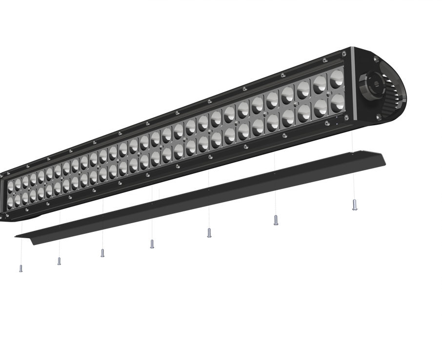 ZROADZ Z330052S Noise Cancelling Universal Wind Diffuser; For [1] 52 in. Straight LED Light Bar; - Truck Part Superstore