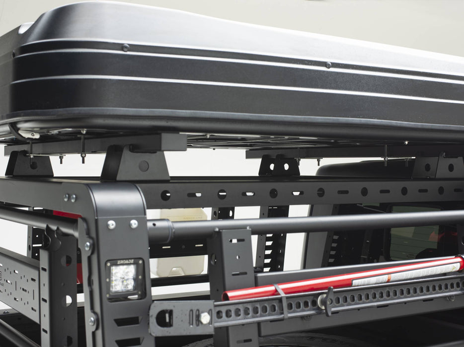 ZROADZ Z835011 Overland Access Truck Bed Rack; Black; Mild Steel; Bolt-On; 2 Pc Set w/Hardware; - Truck Part Superstore