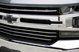 T-Rex Grilles 6211232 Billet Series Grille; Horizontal Round; Polished Aluminum; 4 pc; Overlay; - Truck Part Superstore