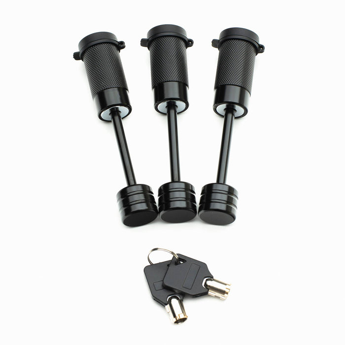 ZROADZ Z830001 Overland Access Truck Bed Rack Lock; 3 Locks and and 6 Keys; - Truck Part Superstore