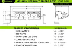 ZROADZ Z335401-KIT Front Roof LED Kit - Truck Part Superstore