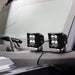 ZROADZ Z365401-BK4 Lower A Pillar LED Bracket; Mounts [4] 3 in. LED Pod Lights; - Truck Part Superstore