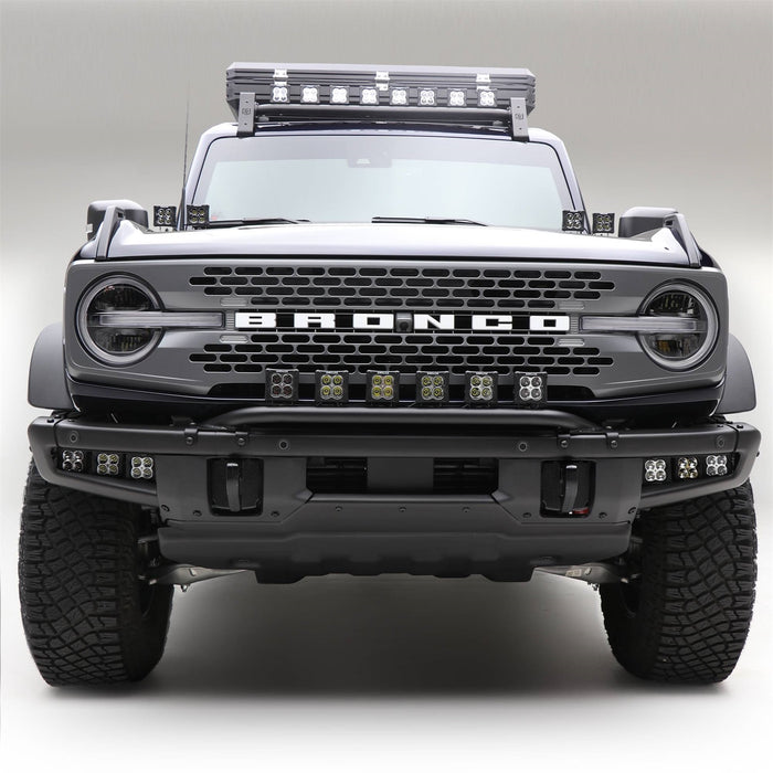 ZROADZ Z325431 Front Bumper Top LED Light Bar Bracket; Mounts [6] 3 in. LED Pod Lights; - Truck Part Superstore