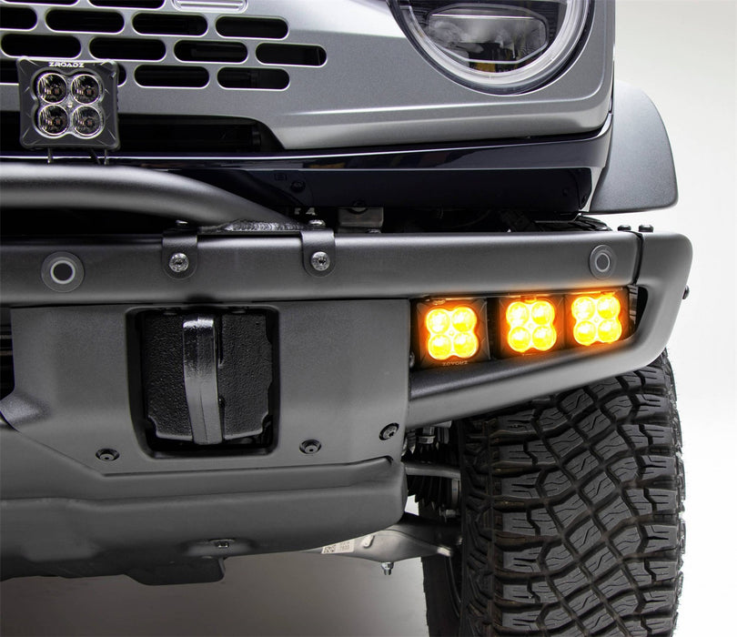 ZROADZ Z325401-KITA Front Bumper OEM Fog LED Kit; Incl. [6] 3 in. Amber LED Pod Lights; - Truck Part Superstore