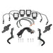ZROADZ Z362281-KIT4 Hood Hinge LED Kit; Incl. [4] 3 in. LED Pod Lights; - Truck Part Superstore