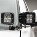 ZROADZ Z365761-KIT4 Hood Hinge LED Kit; Incl. [4] 3 in. LED Pod Lights And Universal Wiring Harness; - Truck Part Superstore