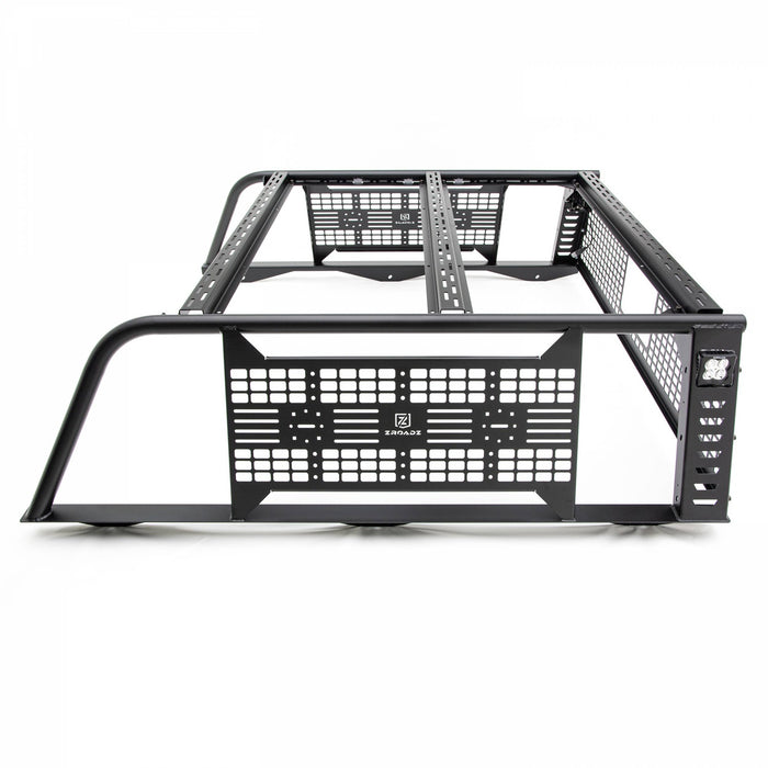 ZROADZ Z859661 Molle Overland Rack; Incl. [4] 3 in. White LED Pod Lights; - Truck Part Superstore