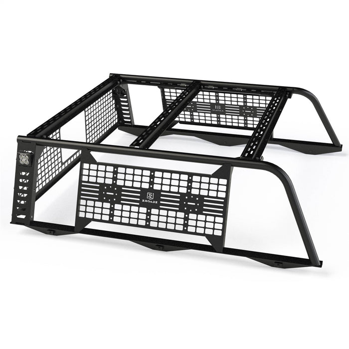 ZROADZ Z859661 Molle Overland Rack; Incl. [4] 3 in. White LED Pod Lights; - Truck Part Superstore