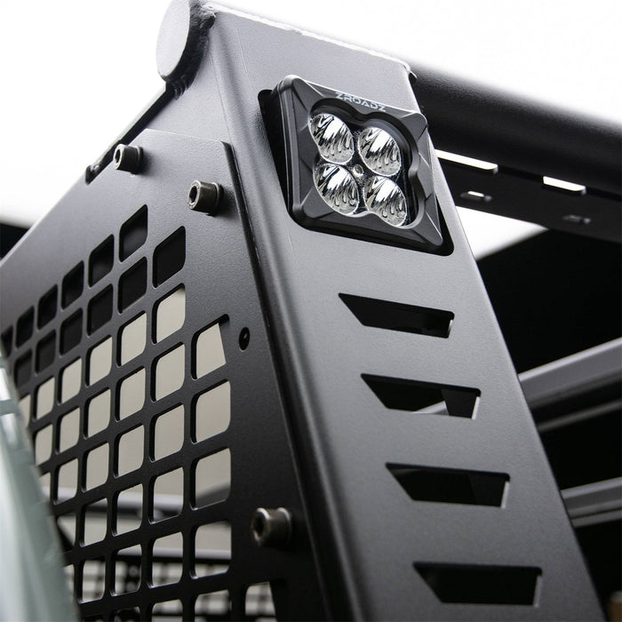 ZROADZ Z859661 Molle Overland Rack; Incl. [4] 3 in. White LED Pod Lights; - Truck Part Superstore