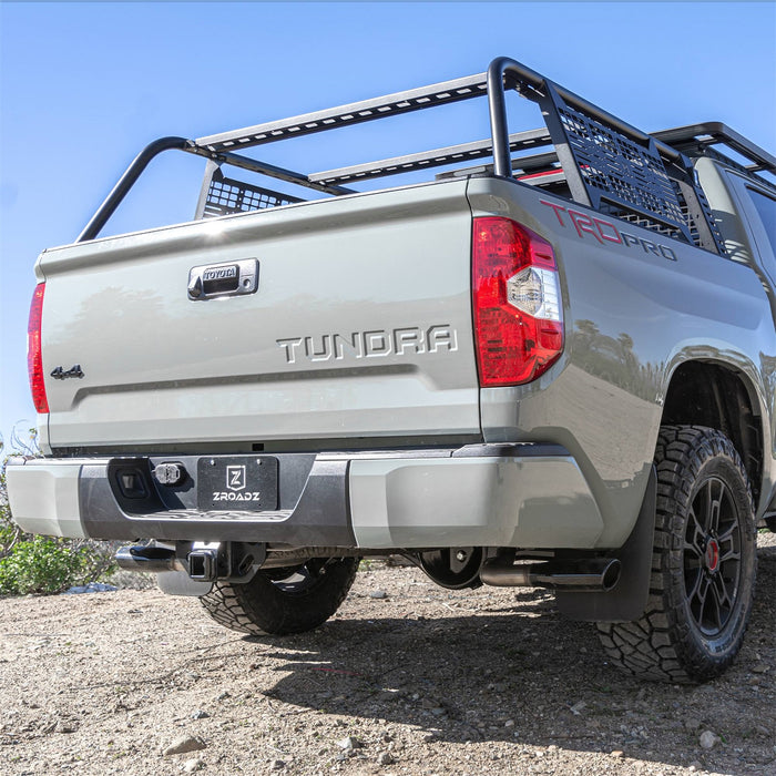 ZROADZ Z859661 Molle Overland Rack; Incl. [4] 3 in. White LED Pod Lights; - Truck Part Superstore