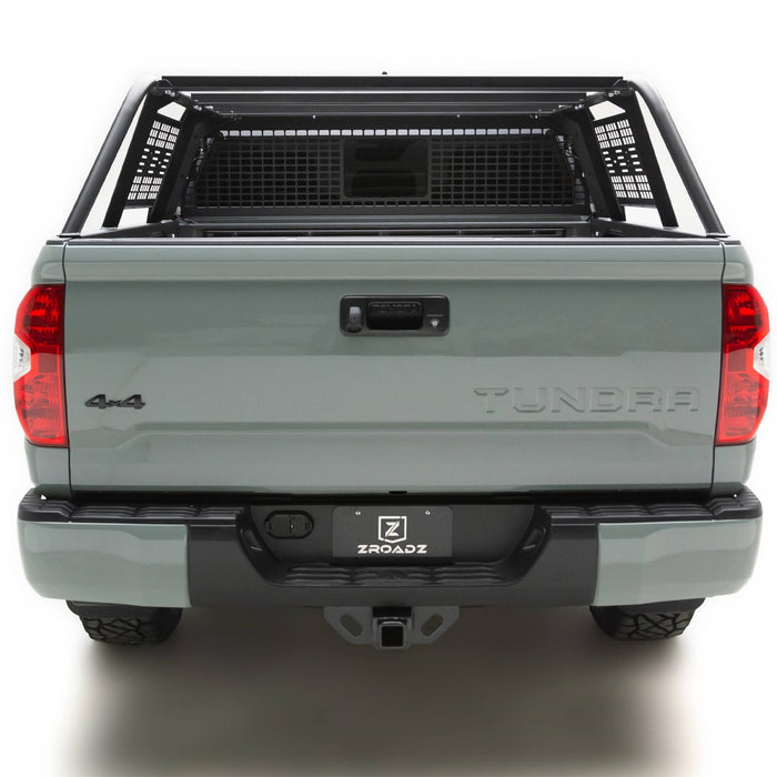 ZROADZ Z859661 Molle Overland Rack; Incl. [4] 3 in. White LED Pod Lights; - Truck Part Superstore