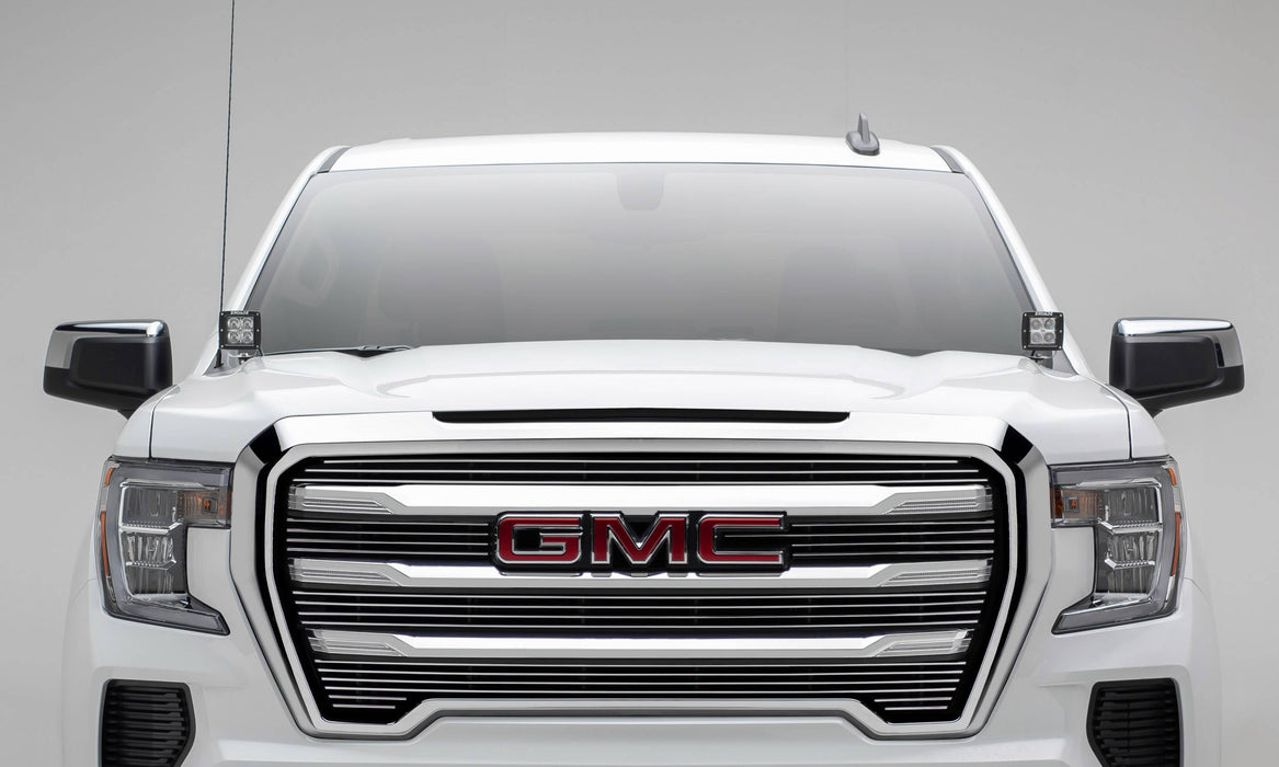 T-Rex Grilles 21213 Billet Series Grille; Polished Aluminum; 5 pc.; Overlay; - Truck Part Superstore