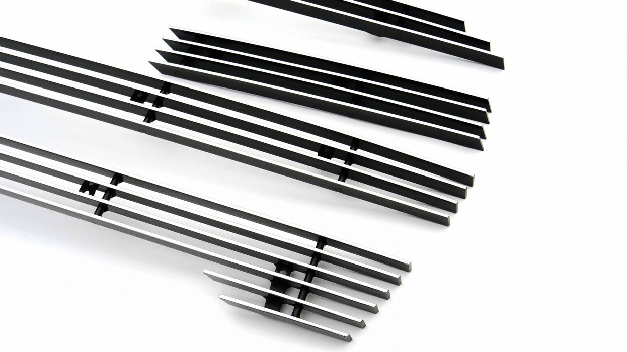 T-Rex Grilles 21213 Billet Series Grille; Polished Aluminum; 5 pc.; Overlay; - Truck Part Superstore