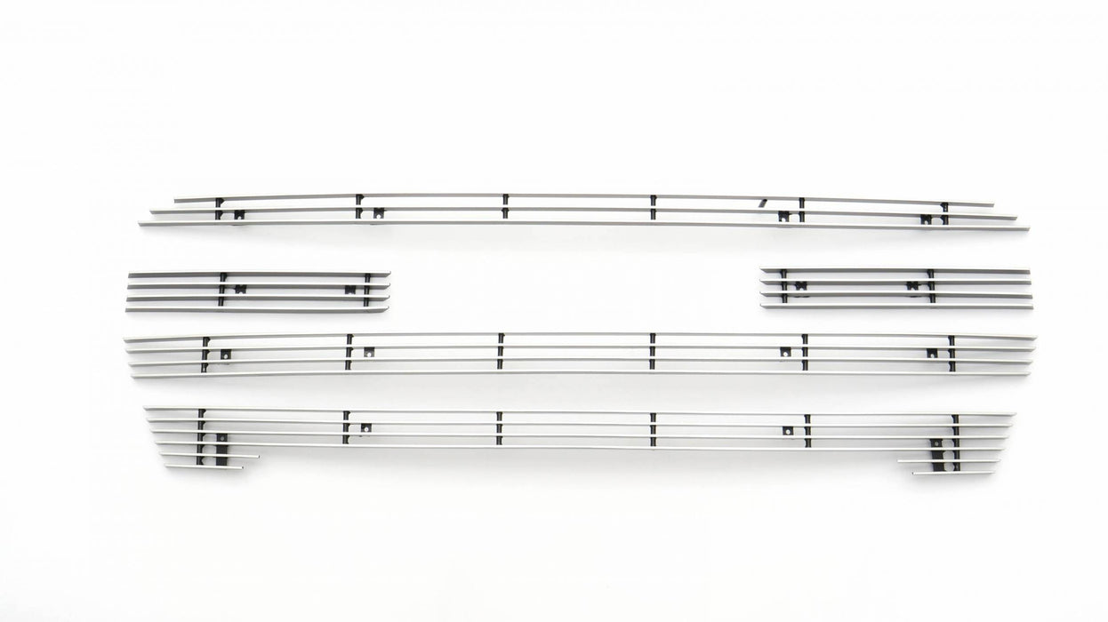 T-Rex Grilles 21213 Billet Series Grille; Polished Aluminum; 5 pc.; Overlay; - Truck Part Superstore
