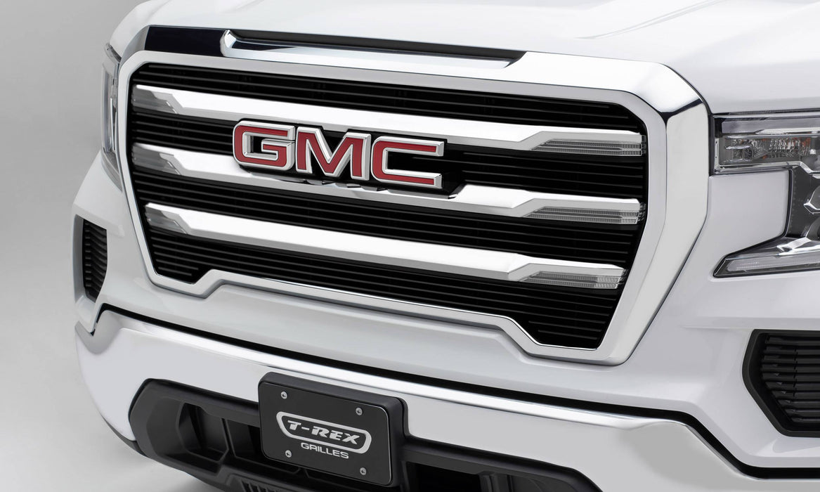 T-Rex Grilles 21213B Billet Series Grille; Black; Aluminum; 5 pc.; Overlay; - Truck Part Superstore