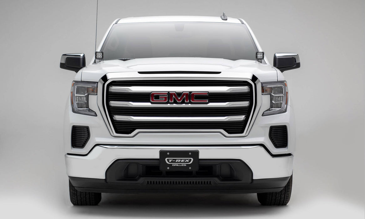 T-Rex Grilles 21213B Billet Series Grille; Black; Aluminum; 5 pc.; Overlay; - Truck Part Superstore