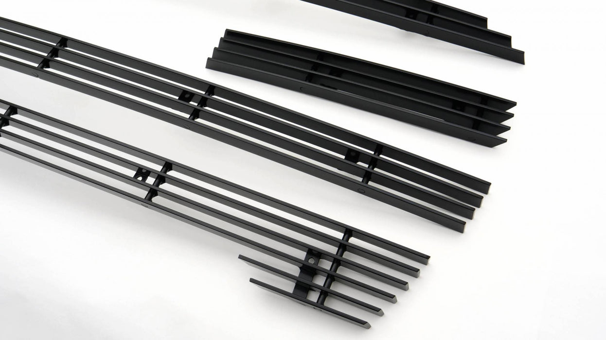 T-Rex Grilles 21213B Billet Series Grille; Black; Aluminum; 5 pc.; Overlay; - Truck Part Superstore