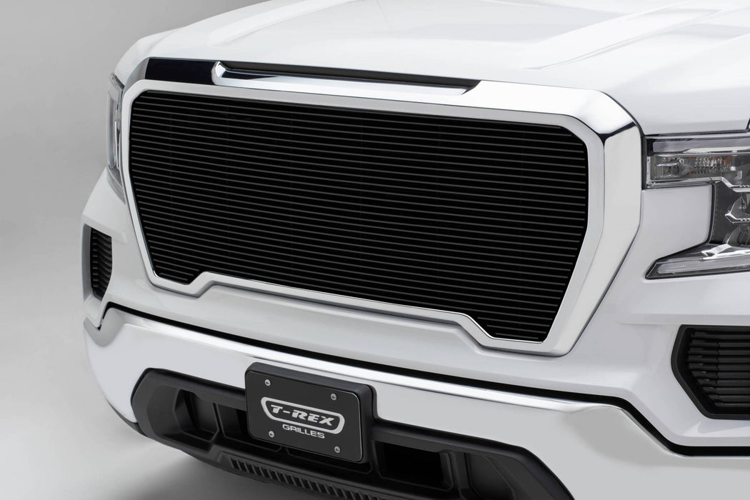 T-Rex Grilles 20213B Billet Series Grille; Black; Aluminum; 1 pc.; Insert; - Truck Part Superstore
