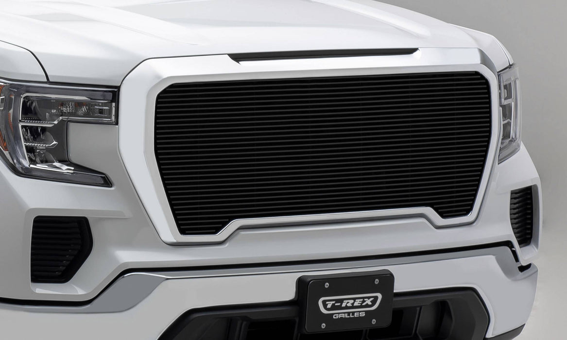 T-Rex Grilles 20213B Billet Series Grille; Black; Aluminum; 1 pc.; Insert; - Truck Part Superstore