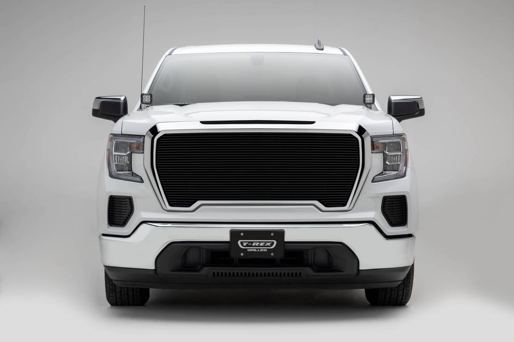 T-Rex Grilles 20213B Billet Series Grille; Black; Aluminum; 1 pc.; Insert; - Truck Part Superstore