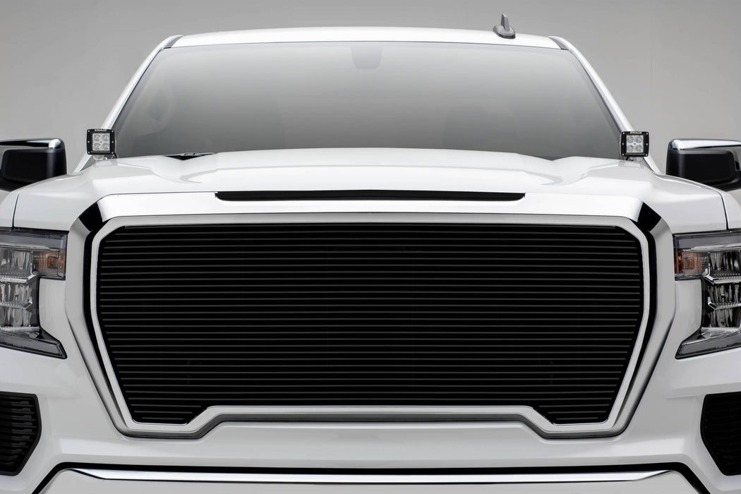 T-Rex Grilles 20213B Billet Series Grille; Black; Aluminum; 1 pc.; Insert; - Truck Part Superstore