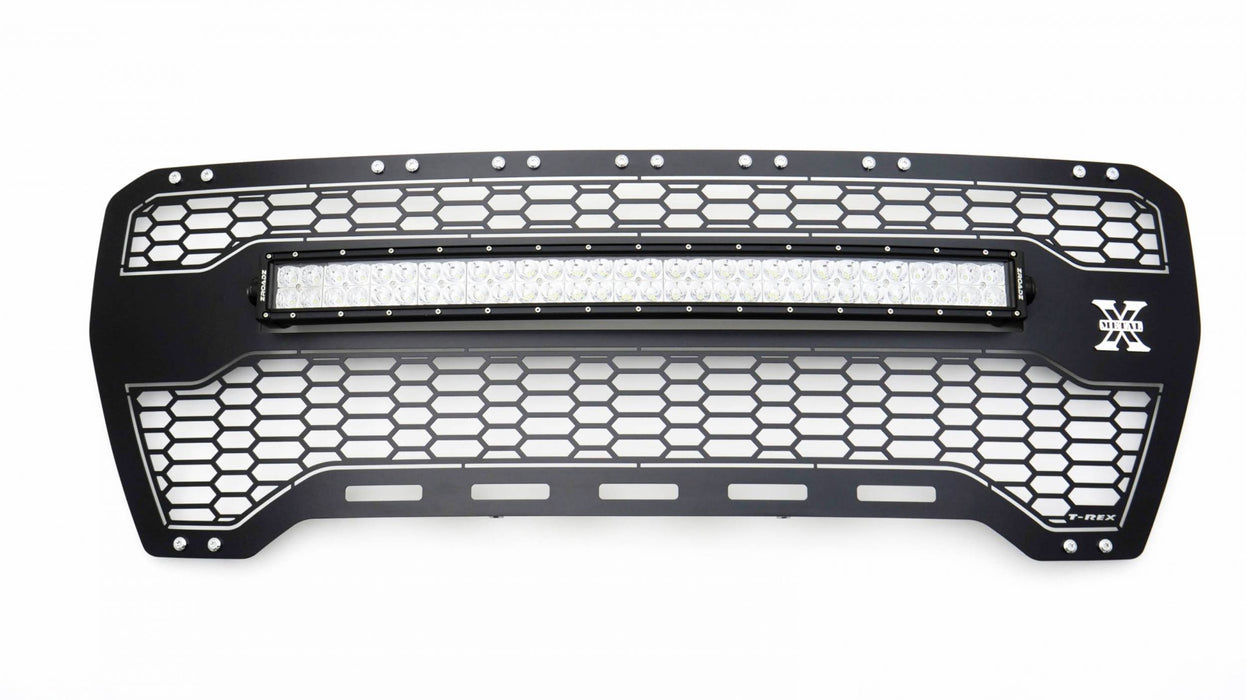 T-Rex Grilles 7312281 Laser Torch Series Grille; Black; Mild Steel; 1 pc.; Insert; - Truck Part Superstore