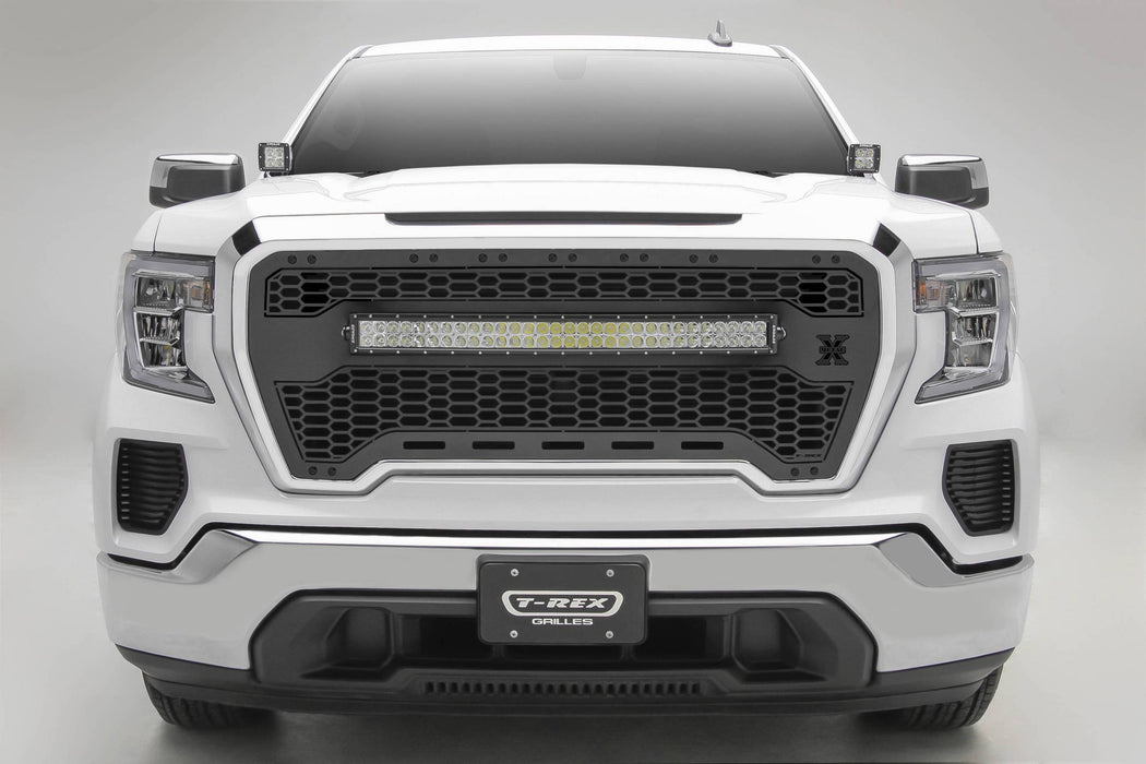 T-Rex Grilles 7312281-BR Stealth Laser Torch Series Grille; Black; Mild Steel; 1 pc.; Insert; - Truck Part Superstore
