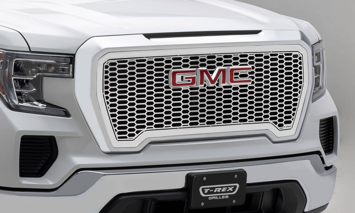 T-Rex Grilles 7712280 Laser X Series Grille; Polished Stainless Steel; 1 pc.; Insert; - Truck Part Superstore