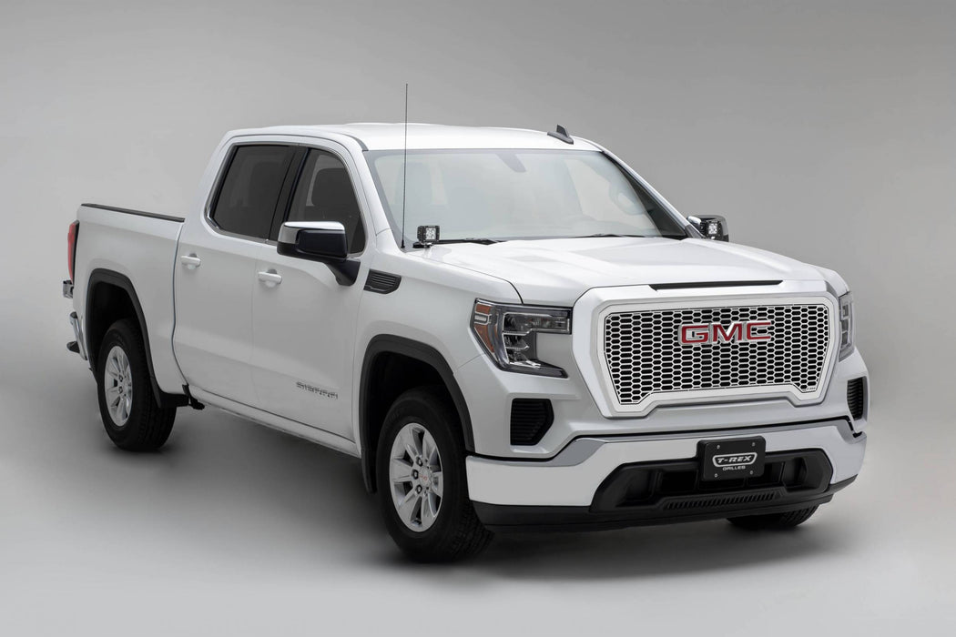 T-Rex Grilles 7712280 Laser X Series Grille; Polished Stainless Steel; 1 pc.; Insert; - Truck Part Superstore