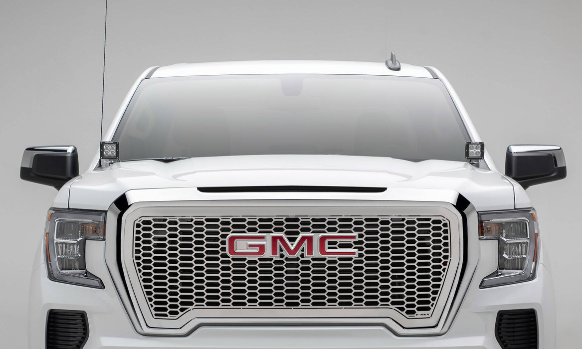 T-Rex Grilles 7712280 Laser X Series Grille; Polished Stainless Steel; 1 pc.; Insert; - Truck Part Superstore