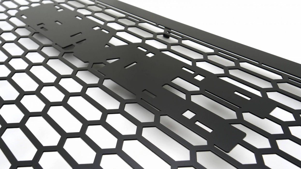 T-Rex Grilles 7712281 Laser X Series Grille; Black; Mild Steel; 1 pc.; Insert; No Studs; - Truck Part Superstore