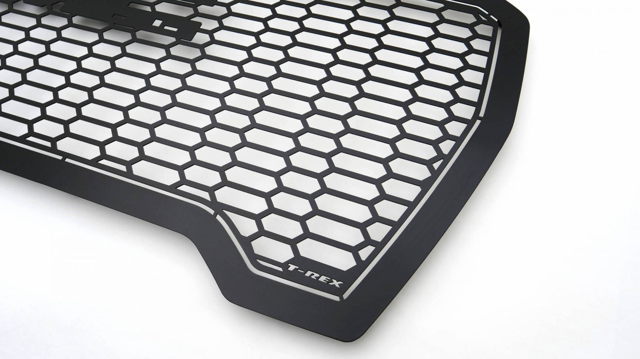 T-Rex Grilles 7712281 Laser X Series Grille; Black; Mild Steel; 1 pc.; Insert; No Studs; - Truck Part Superstore