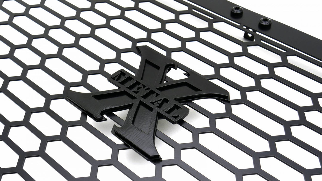 T-Rex Grilles 7712271-BR Stealth Laser X Series Grille; Black; Mild Steel; 1 pc.; Insert; - Truck Part Superstore