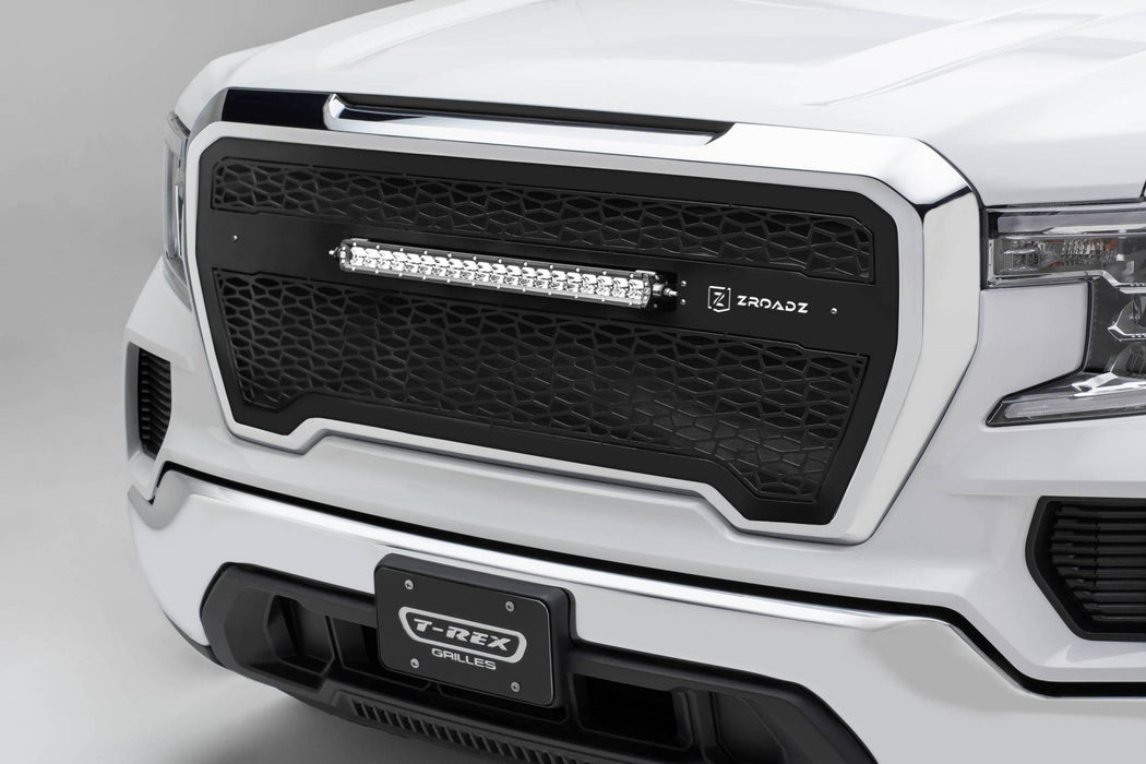 T-Rex Grilles Z312281 ZROADZ Series LED Light Grille; Black; Mild Steel; 1 pc.; Insert; - Truck Part Superstore