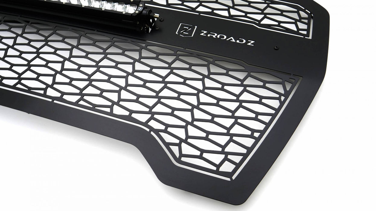 T-Rex Grilles Z312281 ZROADZ Series LED Light Grille; Black; Mild Steel; 1 pc.; Insert; - Truck Part Superstore
