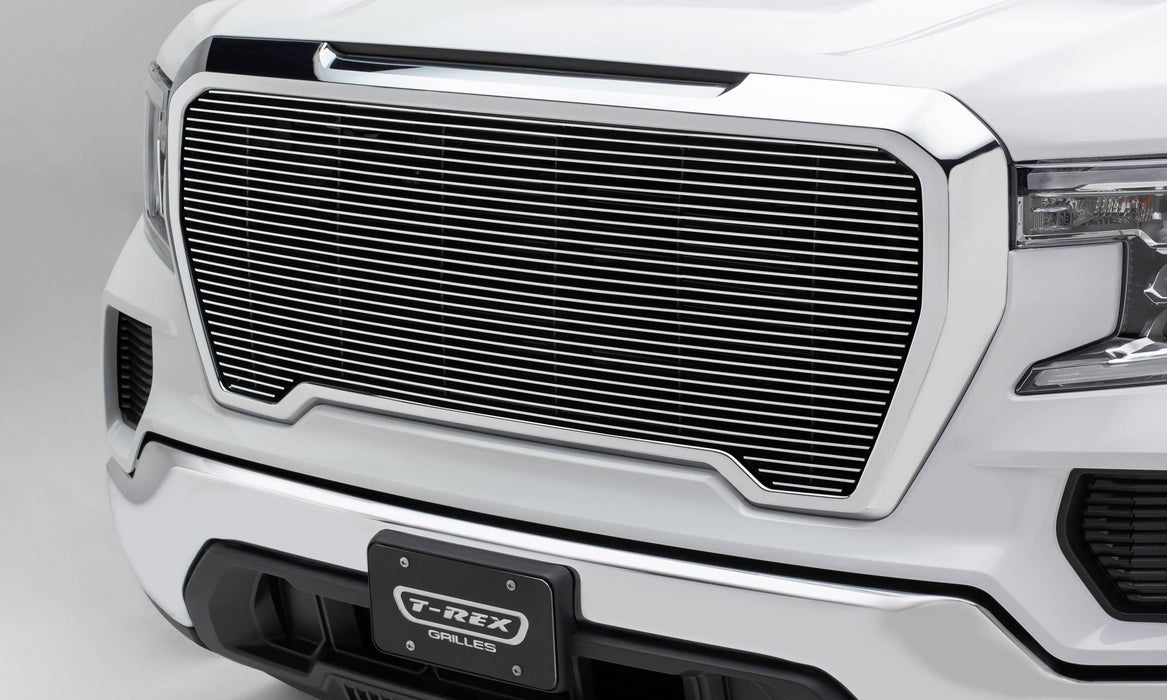 T-Rex Grilles 20213 Billet Series Grille; Polished Aluminum; 1 pc.; Insert; - Truck Part Superstore