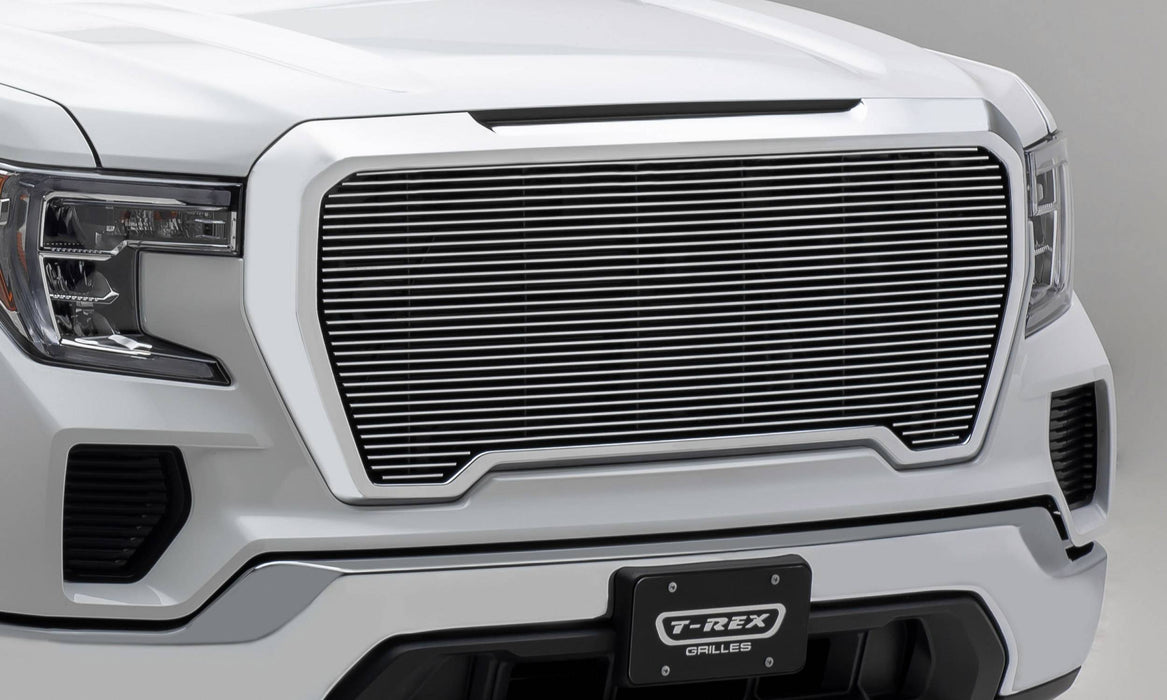 T-Rex Grilles 20213 Billet Series Grille; Polished Aluminum; 1 pc.; Insert; - Truck Part Superstore