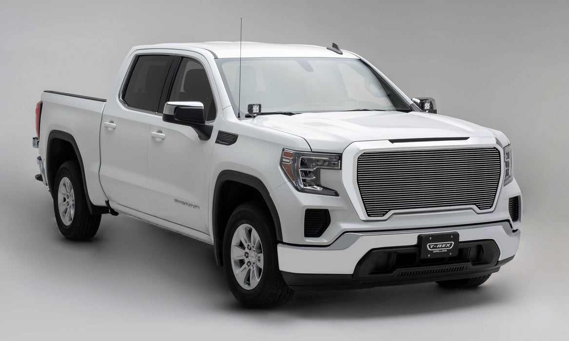 T-Rex Grilles 20213 Billet Series Grille; Polished Aluminum; 1 pc.; Insert; - Truck Part Superstore