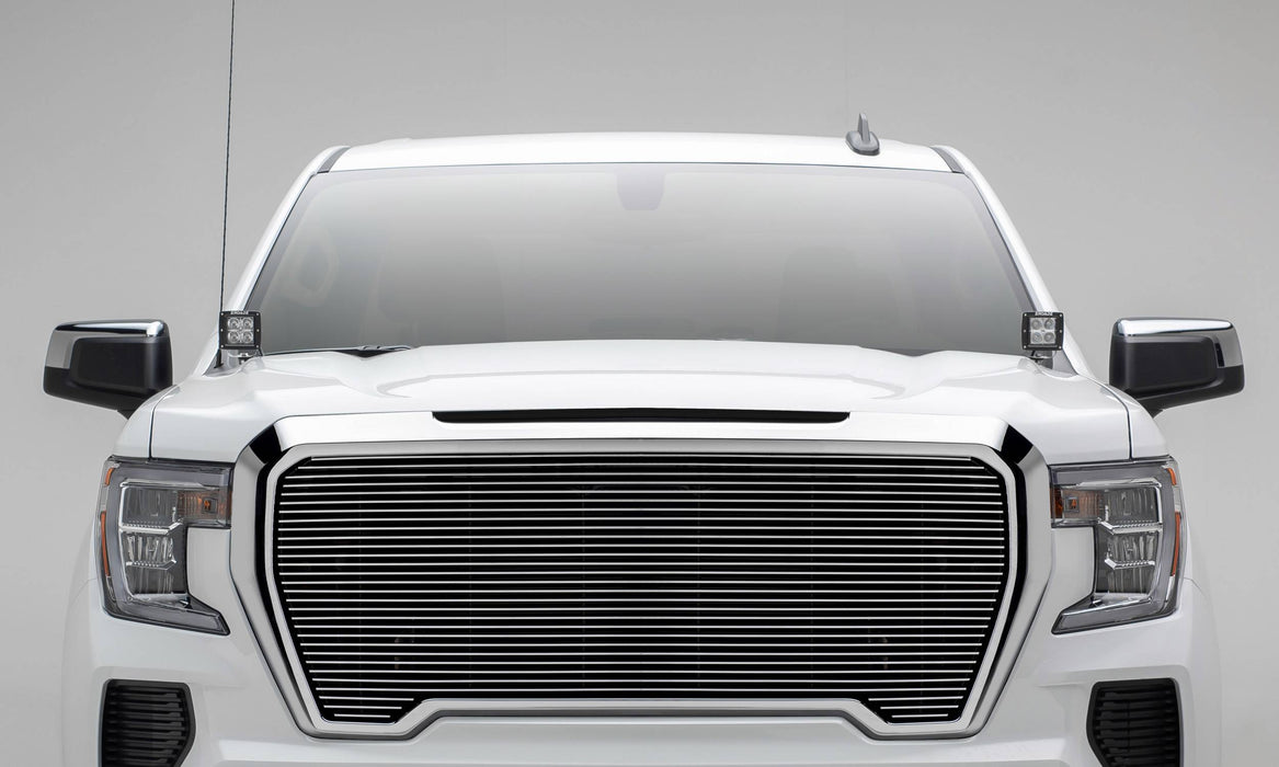 T-Rex Grilles 20213 Billet Series Grille; Polished Aluminum; 1 pc.; Insert; - Truck Part Superstore