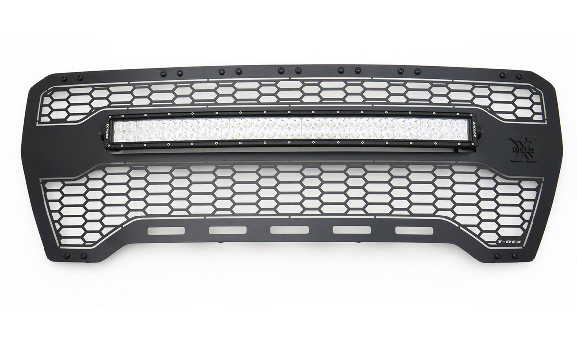 T-Rex Grilles 7312281-BR Stealth Laser Torch Series Grille; Black; Mild Steel; 1 pc.; Insert; - Truck Part Superstore