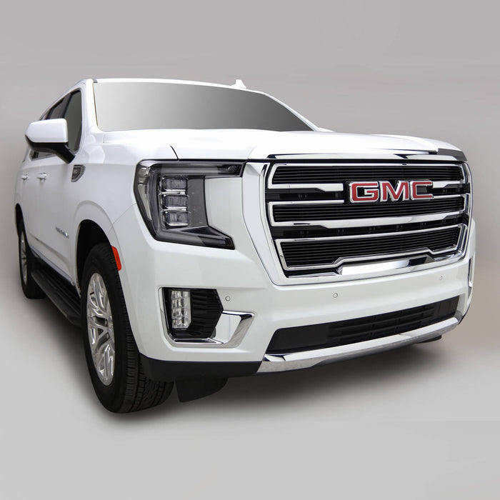 T-Rex Grilles 21173B Billet Series Grille; Horizontal; Aluminum; Black; 3 Pc; Overlay; - Truck Part Superstore